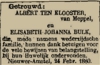 Huwelijksadvertentie (24-02-1880)